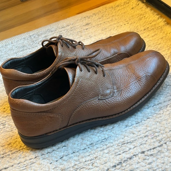 Johnston & Murphy Men’s Tie Ups Leather Sheepskin Derby Lightweight Oxfords main image 13